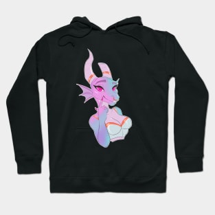 Holographic Dragon Girl Hoodie